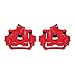 Power Stop Rear S2726 Pair of High-Temp Red Powder Coated Calipers