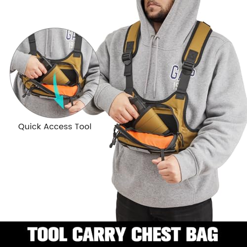 G4Free Tactical Chest Pack, Quick Access Molle Chest Rig, Tactical Vest EDC Bag for Travel, Hiking, Cycling, Running - image 5