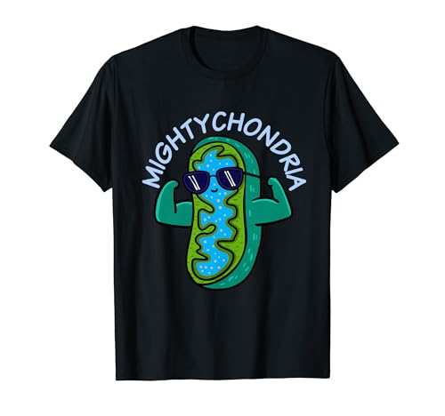 Mightychondria Cellular Biology Science Teacher Funny Gift T-Shirt