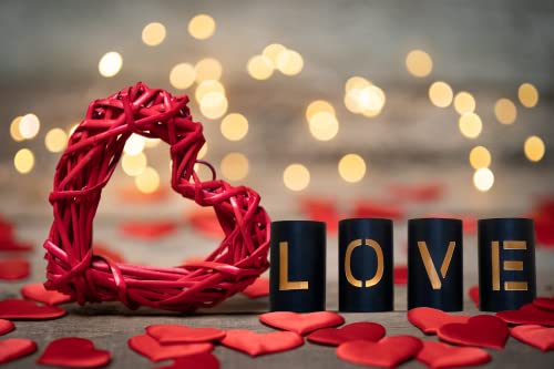 Walbrook Home Love Metal Candle Holder Set Of 4 - Wedding Decorations, Centerpiece Table Decorations, Black Room Decor, Wedding Table Decorations, Candle Gift Set, Dining Table Centerpiece #TOP1
