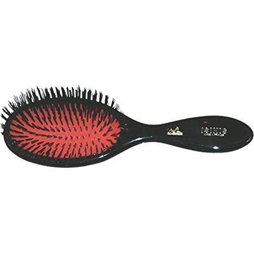 Isinis Cushioned Hair Brush Model - Pneumatic Hairbrush, 11 Rows, L 8.8in, Premium Nylon Bristles Model 33 38 30 23