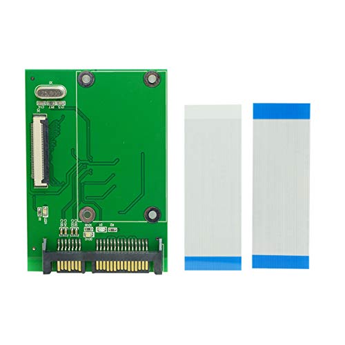 Staccatory Disco duro 1,8 40 ZIF/SSD 7 + 15 22 SATA adaptador convertidor placa