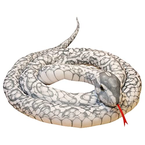 2m Tier Plüsch Puppen-Lange Schlange Plüschtier, Simulation Plüsch Python Spielzeugpuppe, Lustige Plüschies Schlange…