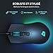 immagine 5AUKEY Mouse da gaming, 5000 DPI reali con 16,8 milioni di colori RGB, 6 pulsanti programmabili, design ergonomico, mouse FPS di alta precisione per PC e computer portatili, nero