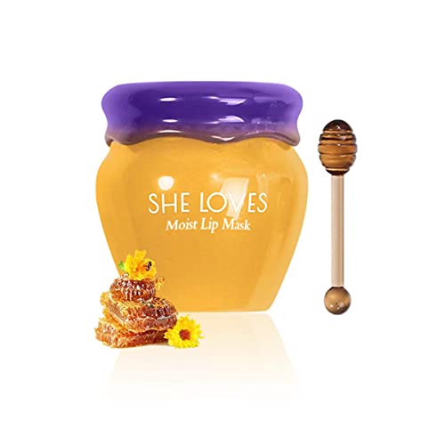 Honey Lip Mask Day and Night Repair Hydrating Lipstick Raincoat Sleeping Lip Mask (Honey for Day Use)