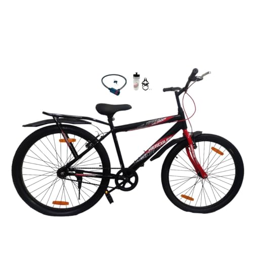 Hercules Wild Rock Tire Size 26T Hybrid Bike with Power Brake Single Speed | 85% Semi Assembled Cycle | Boys Women | Age 13+Years (B0CFDTKQ5T) Amazon Price History, Amazon Price Tracker