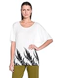 Zumba Wear Women's Sew Long Loose Tee, Wear It Out White, Small