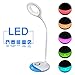 Produktbild LED Schreibtischlampe, Melojoy Farbe einstellbar Basis Leselampe, Touch-Funktion Dimmbar Tischleuchte, Augenschutz Lampenarm Einstellbar