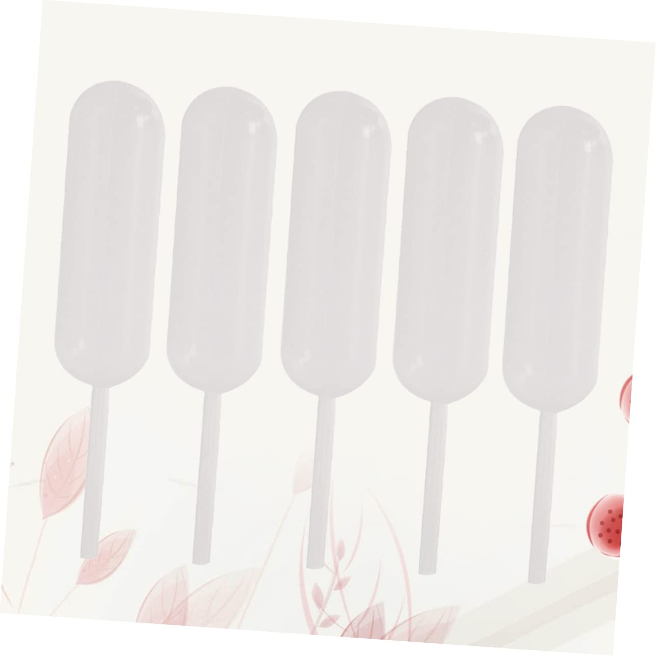 VILLFUL 50pcs Clear Jam Dropper Mini Jam Transfer Pipette Cupcake Pipettes Food Pipettes Essential Oil Pipettes Pipettes Strawberry Pipettes Mini Flavor Injector Pipettes Dropper