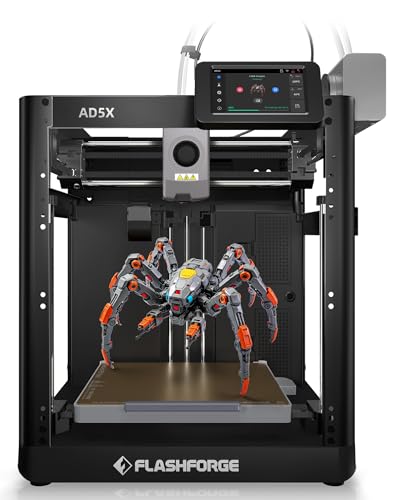 FLASHFORGE AD5X 3D Printer,Smart Multi-Color 3D Printer with IFS,Max...