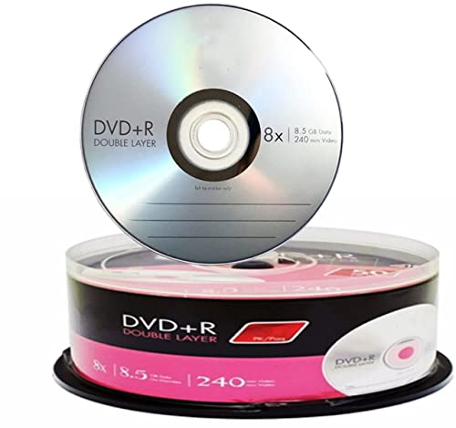 Image of Premium Brand Blank DVD+DL (Double Layer) 8.5 GB x 240 min x 8X (Pack of 5 Disk with Free 5 DVD Cover)