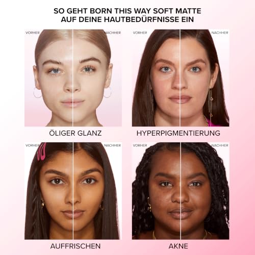 Too Faced Born This Way Soft Matte Foundation | Langanhaltende, Wasserfeste Grundierung… – Ansicht 4