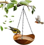JXAXD Vogeltränke Hängend, Vogeltränke zum Aufhängen, Vogelbad Hängend, Vogelbad Garten zum Aufhängen, Vogelfutterspender Hängende, Hängende Vogeltränke für Wildvögel im Garten, Balkon