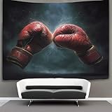kaiyun Kampfsportstil Tapisserie Wandbehang Boxhandschuhe Wandteppiche Für Schlafzimmer Wohnzimmer Wohnheim Dekor 70cmx100cm