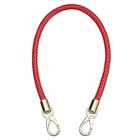 QUARKZMAN Handtaschen Riemen Geflochten - 60cm Lederersatzgriff Coffee Für Damenhandtaschen