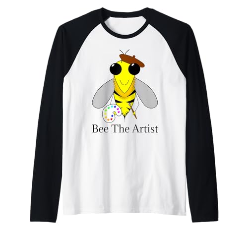 Bee The Artist Camiseta Apiary Tee Shirt Painting Bee Shirt Camiseta Manga Raglan