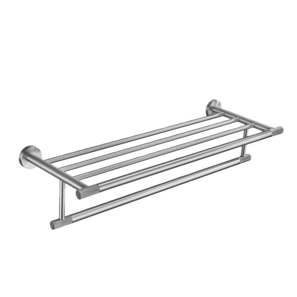Brushed Nickel Bathroom Accessories Set Wall Mount Bath Shelf Robe Hanger Toilet Paper Holder Towel Bar Rack Stainless Steel,towel rack