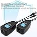 YWLUUOO Universals Security Camera Transmitters AHDs CVIs TVIs CVBS Compatible Noise Reductions Technology Weatherproof ABS Housing Coaxials Twisted Pair Video Balun Transmitters