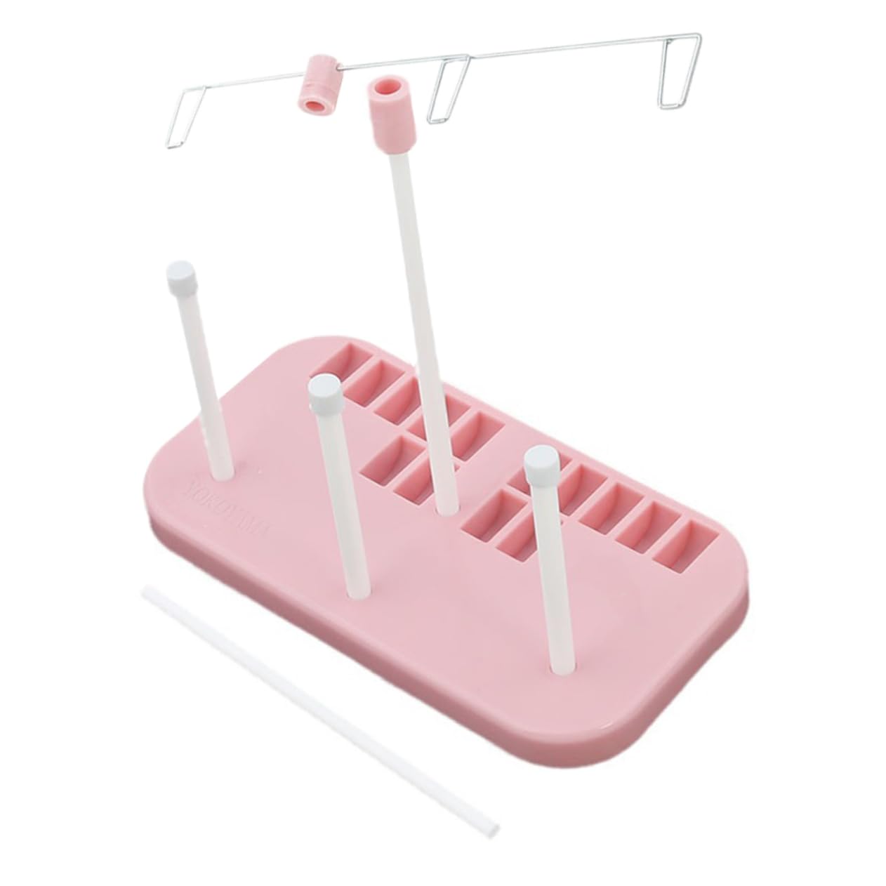 5 Pezzi Accessori per Macchine da Cucire Domestiche Supporto per Filo Ad ASSE Supporto per Macchina Overlock Supporto Bobine per Macchine da Cucire Bobine di Plastica E
