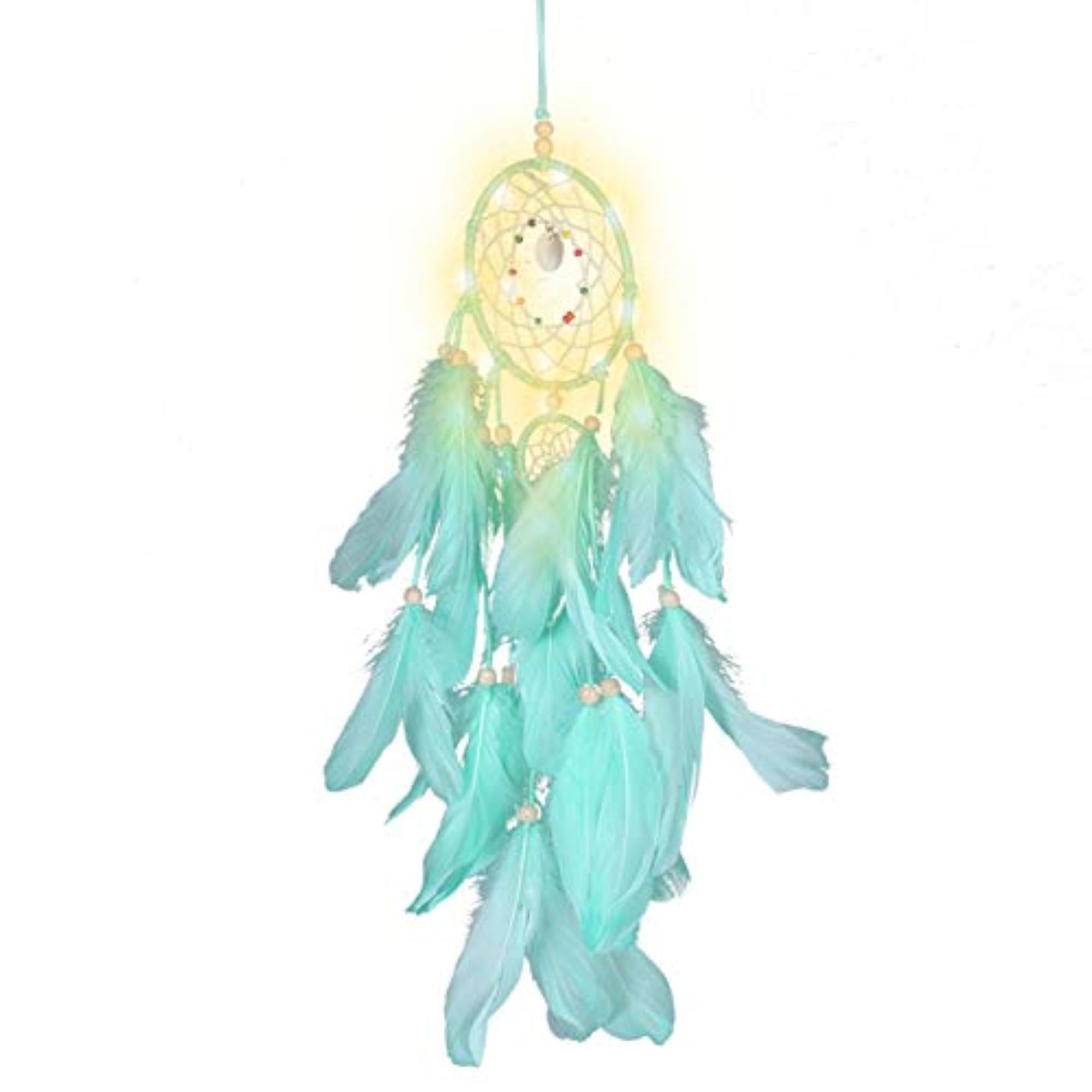LED Dream Catcher Handmade Woven, Wall Decoration
