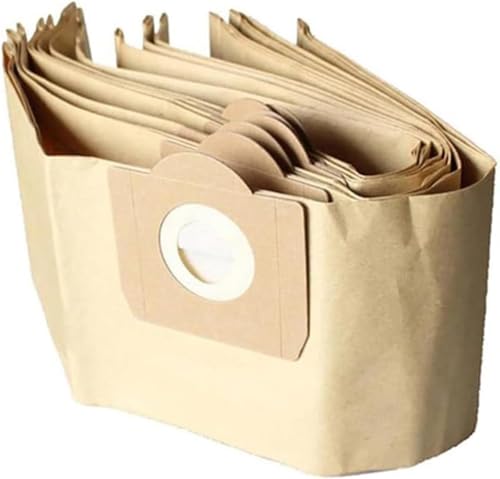 Lot de 5 Sacs droits Aspirateur pour WD3, WD 3 Premium, WD3200, WD3500P, A2204, A2534, SE4001, KAR69591300