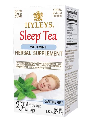 Hyleys Caffeine-Free Herbal Tea Mint & Lavender 25 Bags