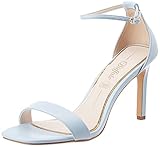 Perfect fit with memory foam Buffalo Damen Rosabella Sandale mit Absatz, Light Blue, 39 EU
