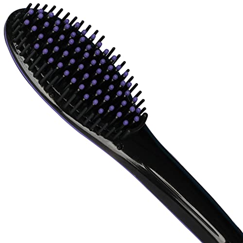 Cepillo alisador CC9011-NOIR con calor cerámico para melenas largas y cortas