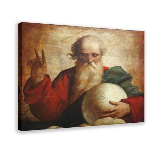Impression sur toile God The Father cadre à suspendre pour mur bureau