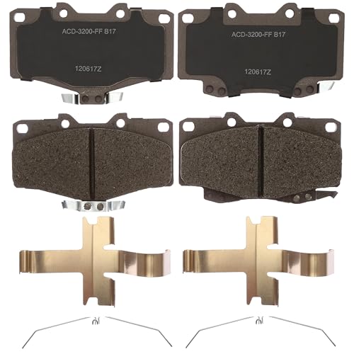 Plaquettes de frein avant ACDelco 14D436ACH en céramique pour un freinage fluide
