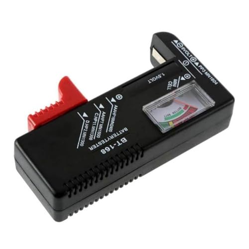OISE ART STORE Trade Shop - Tester per Batteria Pila Pile Stilo Mini Stilo da 1.5 A 9 V Controllo Carica