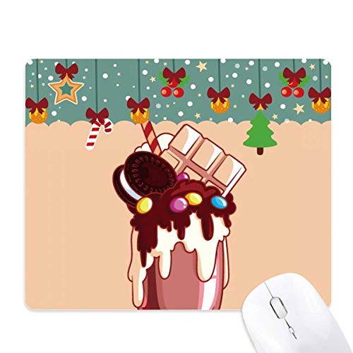 Tapis de souris de jeu biscuits à la crème chocolat et sucre glace pour bureau