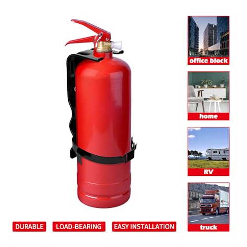 image for Watayo 2 Pack Fire Extinguisher Brackets- 5 LB Fire Extinguisher Wall 