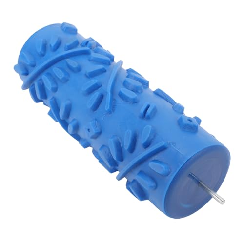 Textured Paint Roller, Reusable 5 Inch Patterned Paint Roller, Wall Texture Paint Brush Rubber Embossing Tool for Decorative Wall Painting, Cabinets, and Doors