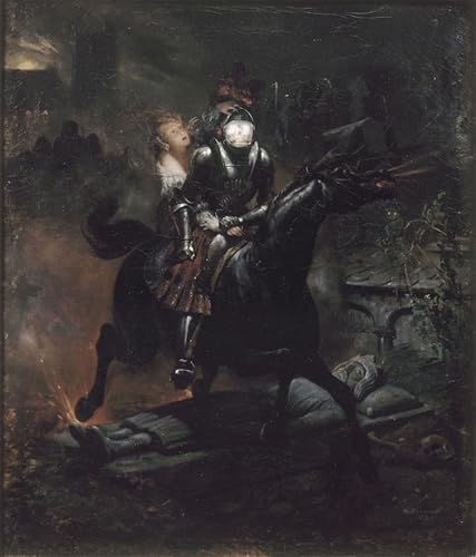 Image sur toile la ballade de Lénore Horace Vernet pour raviver un mur blanc triste