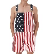 YXLUOKY Festival Overalls for Men Shorts Romper Work Jumpsuits Bibs Coveralls