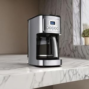 14 Cup BlackStainless Steel Permanent Filter Coffee Maker with Timer