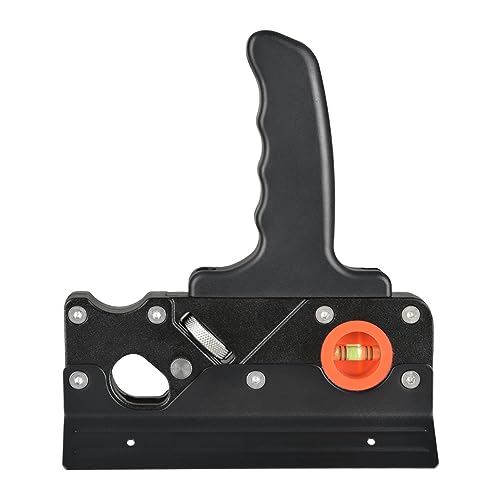 TIASOU Wood Planers for Woodworking, Chamfer Plane Woodworking Edge Corner Flattening Tool with Auxiliary Locator and Handles, Hand Chamfering Planer Suitable for Quick Edge Trimming of Wood(Black)