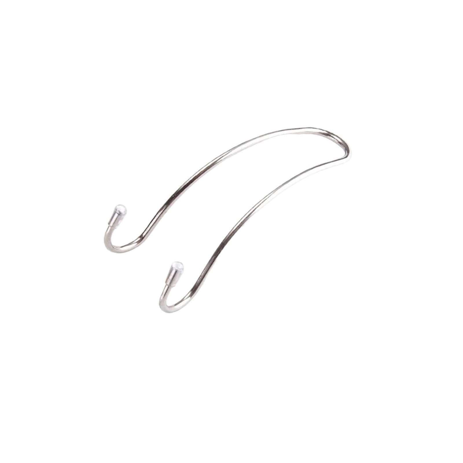 Kxfvyne 2Pcs Silver 2Pcs Multi-Functional Metal Auto Car Headrest Hanger Bag Hook Holder For Purse Cloth Grocery Storage Fastener Clip