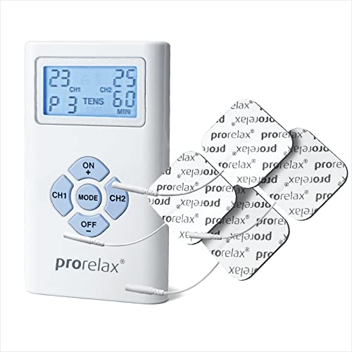 Prorelax TENS + EMS Duo. Elektrostimulationsgerät, 2 Therapien mit einem Gerät, Therapiemodus