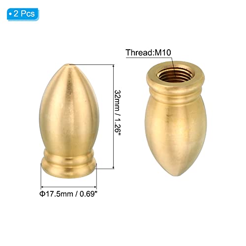 PATIKIL M10 Thread Lamp Finial Cap Knob - Image 2