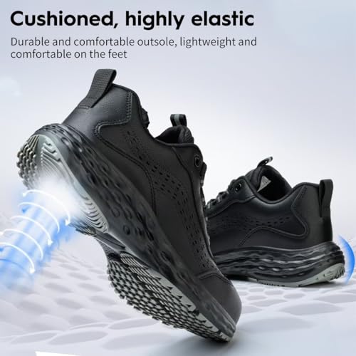 Chaussures de sécurité ISOOUS pour hommes et femmes baskets de travail légères - 6