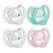 Tommee Tippee Ultra-Light Silicone Baby Pacifier, Girl - 0-6m, 4pk, Pink