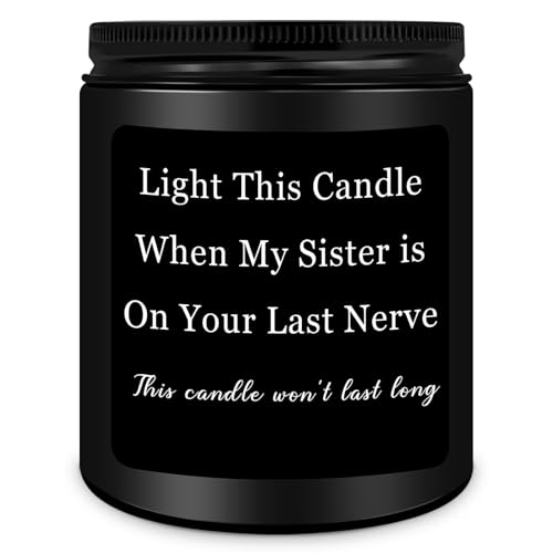 BEHAZEER Brother in Law Candles Gifts from Brother Sister, Birthday Anniversary Engagement...