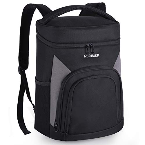 ADRIMER Backpack Cooler Leakproof Insulated Cooler Backpack Soft Lunch Cooler Bag for Men