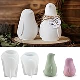 2 Stück Kerzen Silikonform Vogel Gießformen Kerzenform zum Gießen Tiere Silikonform Kerzenform...