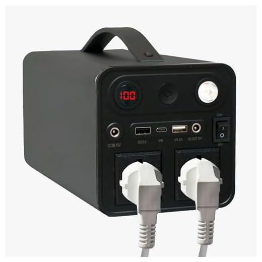 Generador Solar Portátil, AC/DC/USB, Batería de Litio, Larga duración, Cargador, Acumulador, Almacenamiento Suministro de Energía para Emergencia, Viaje, Estación de energía (298Wh)