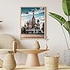 KAYEIUU Diamond Art Kits for Adults Paint by Numbers Kit for Adults St Basil Cathedral Red Square in Moscow Diamond Painting Round Diamond Art Canvas for Beginners for Home Wall Decor Gift 12x16 inch #2