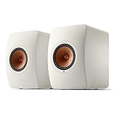 KEF LS50 Wireless II Système de haut-parleurs stéréo sans fil actif (blanc minéral) | HDMI | Airplay 2 | Bluetooth | Spotify | Tidal