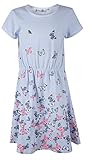 Happy Girls Kleid kurzarm gestreift mit Schmetterlingsprint